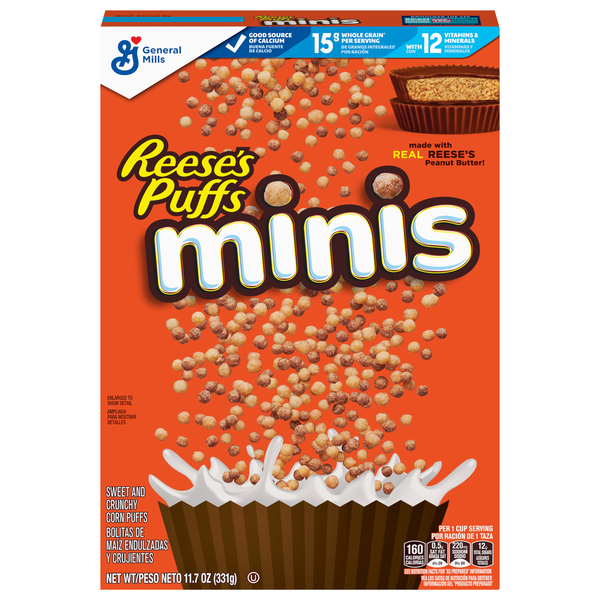 General Mills Reese's Puffs Minis Peanut Butter Cereal