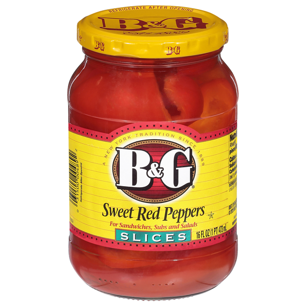 B&G Sweet Red Peppers Slices