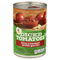 Our Brand Fire Roasted Diced Tomatoes with Garlic