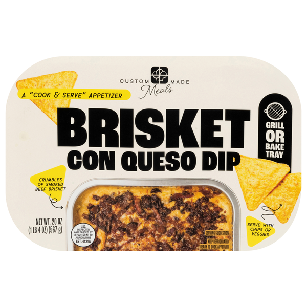 Custom Made Meals Brisket Con Queso Dip