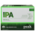 Peak Brewing Organic IPA Beer - 12 pk