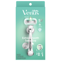 Gillette Venus Sensitive Metal Handle Deluxe Smooth Razor 5 Blade