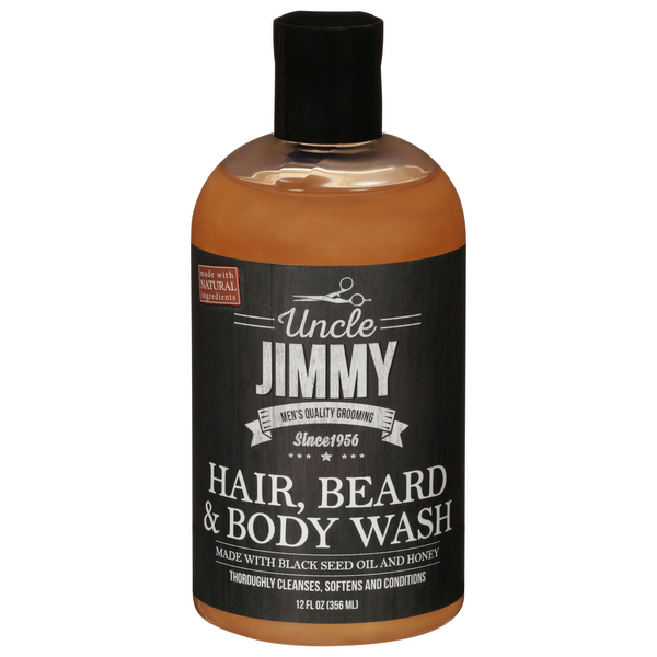 Save on Uncle Jimmy Hair Beard & Body Wash Order Online Delivery Stop
