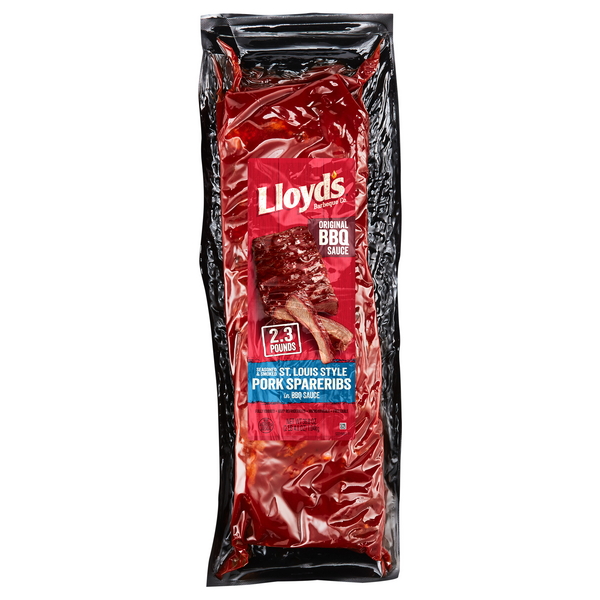 Save on Lloyd's Pork St. Louis Style Spareribs w/Original BBQ Sauce