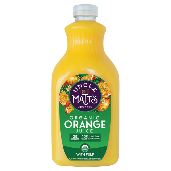 Uncle Matt's Organic Orange Juice with Pulp