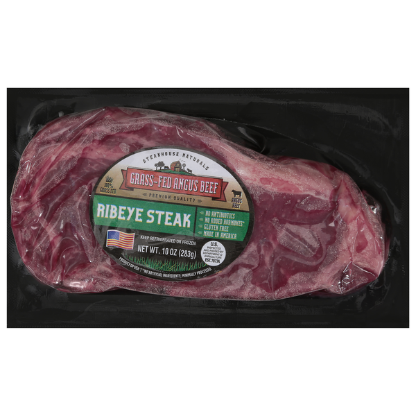 Steakhouse Naturals Grass-Fed Angus Beef Ribeye Steak