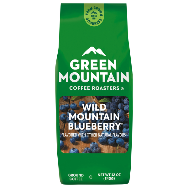 Green Mountain Wild Mountain Blueberry Flavored Light Roast Ground Coffee