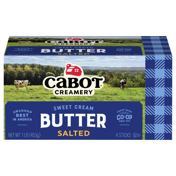 Cabot Sweet Cream Salted Butter Sticks - 4 ct