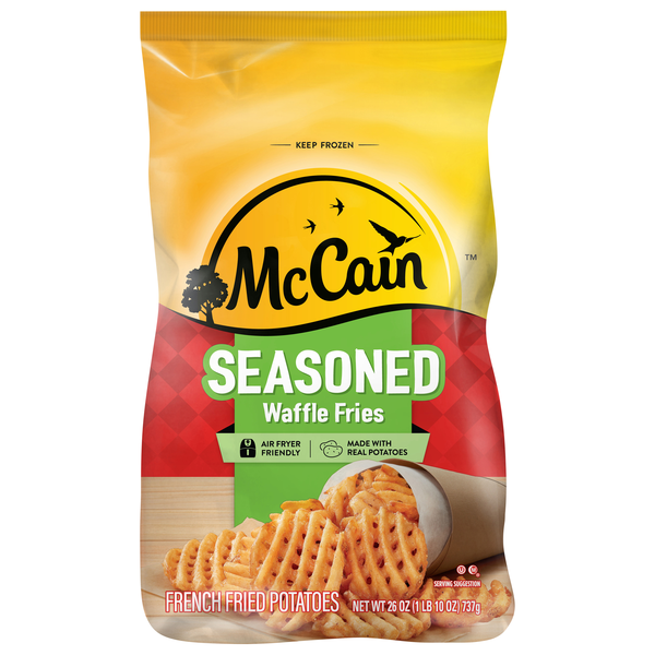 McCain Seasoned Waffle Fries Frozen