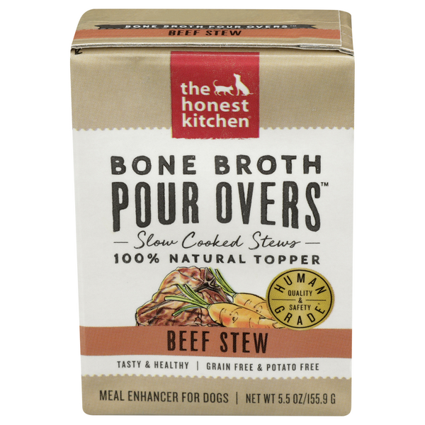 Save on The Honest Kitchen Bone Broth Pour Overs Toppers for Dogs Beef