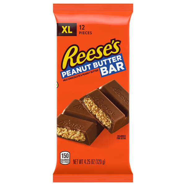 Reese's Milk Chocolate Filled with Peanut Butter XL Candy Bar