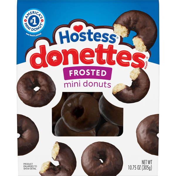 Hostess Donettes Mini Chocolate Frosted Donuts