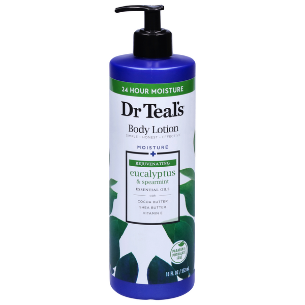 Dr. Teal's Moisture & Rejuvenating Body Lotion Eucalyptus & Spearment