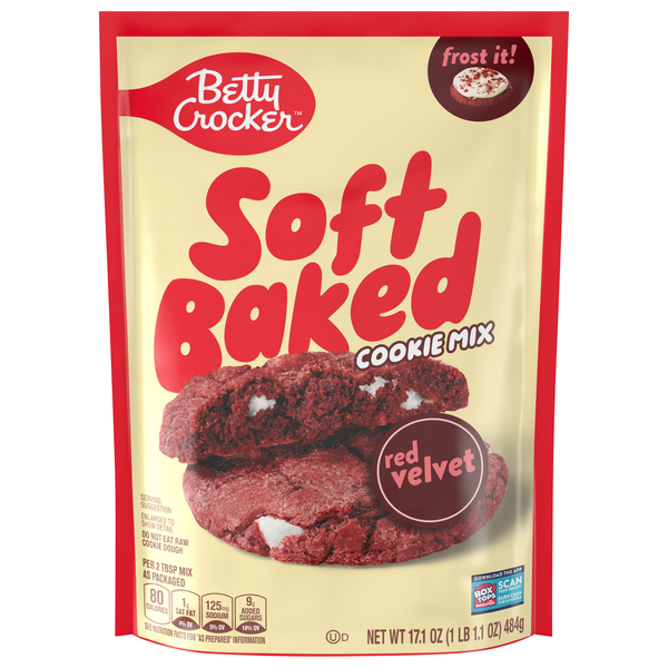 Betty Crocker Red Velvet Soft Baked Cookie Mix