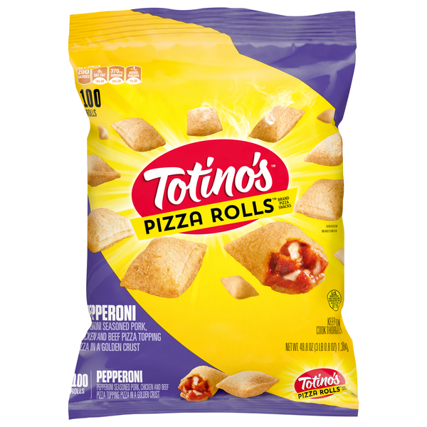 Totino's Pepperoni Pizza Rolls Snacks - 100 ct Frozen