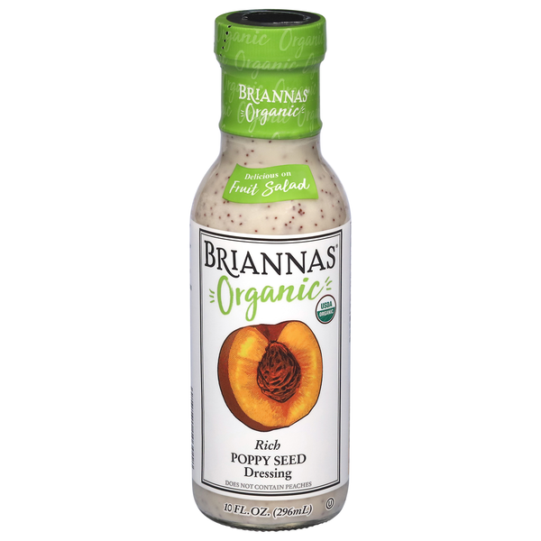 Briannas Organic Rich Poppy Seed Dressing