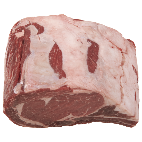 Butcher Shop Choice Bone-In 1/2 Beef Rib Roast Vacuum Sealed Fresh