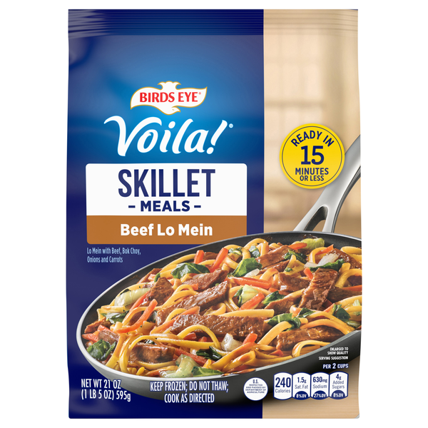 Birds Eye Voila! Beef Lo Mein Frozen Skillet Meal