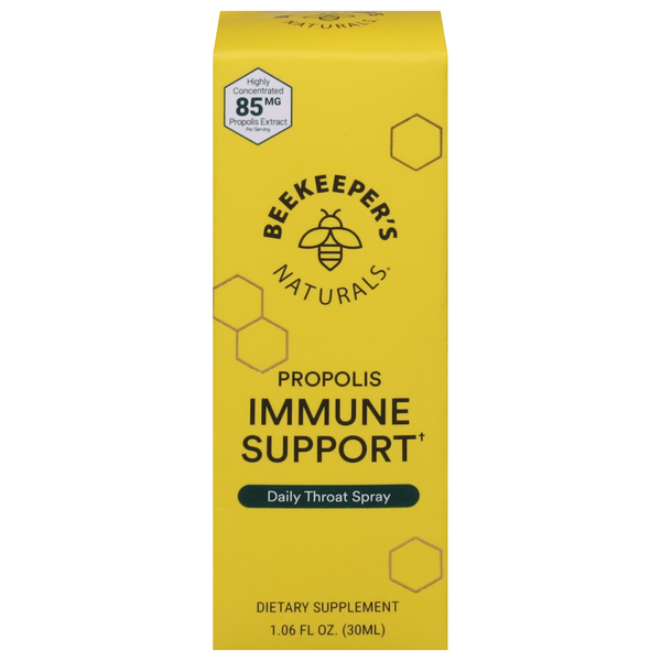 Beekeeper's Naturals Propolis Immune Support Daily Throat Spray