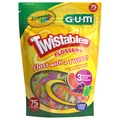 GUM Crayola Twistables Kids' Fluoride Coated Fruit Flavor Flossers