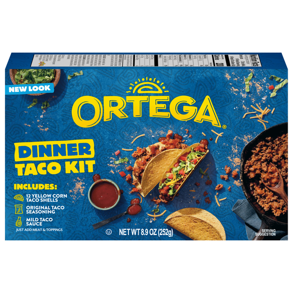 Ortega Hard Taco Dinner Kit - 12 ct