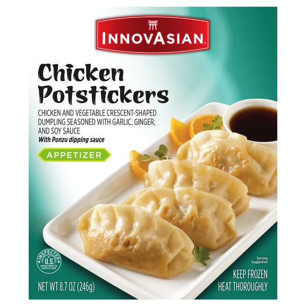InnovAsian Chicken Potstickers - 8 ct Frozen