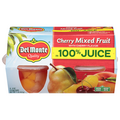 Del Monte Cherry Mixed Fruit Cups in Juice - 4 ct