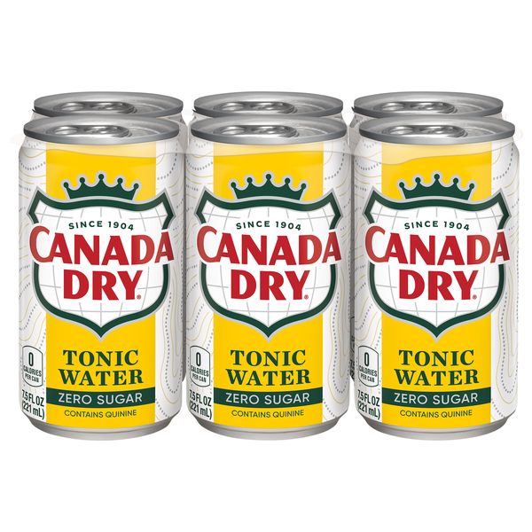 Canada Dry Zero Sugar Tonic Water - 6 pk
