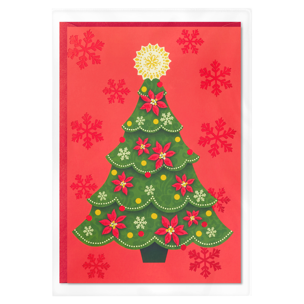 Hallmark Christmas Cards Christmas Tree (6 Cards with Envelopes)