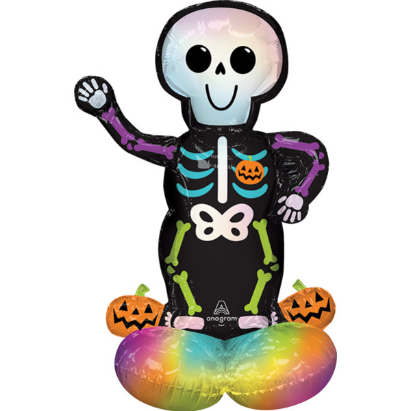 AirLoonz Junior Bare Bones Skeleton Decorative Air-Filled Balloon