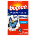 Bounce WrinkleGuard Outdoor Fresh Mega Dryer Sheets