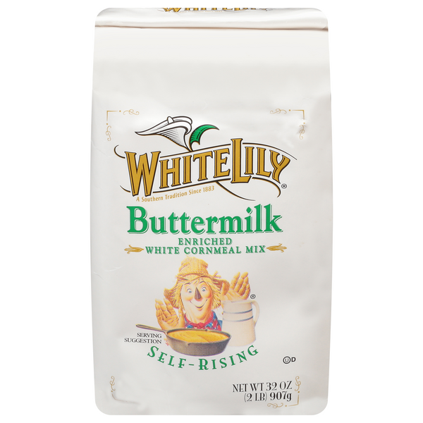White Lily Enriched White Self-Rising Buttermilk Corn Meal Mix