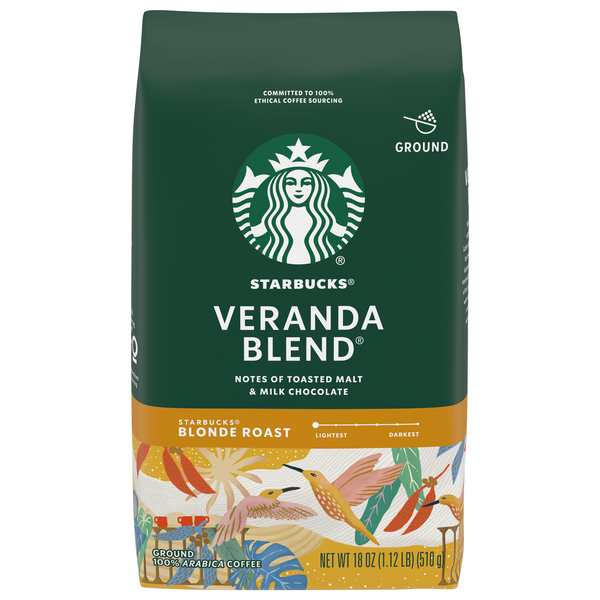 Starbucks Veranda Blend Blonde Light Roast Ground Coffee