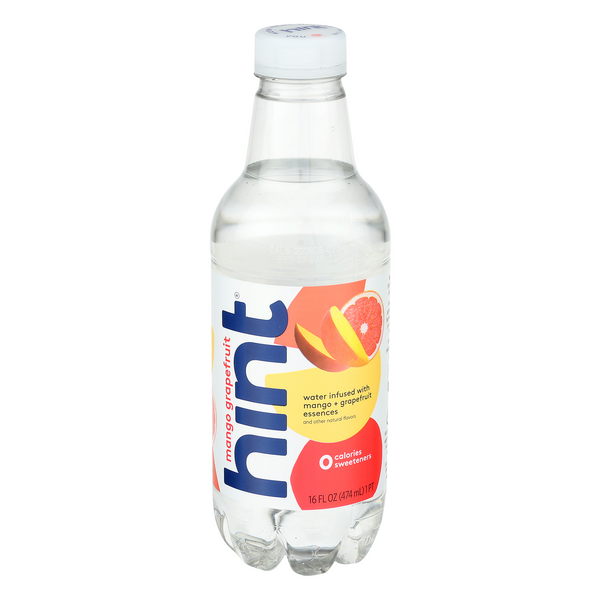 Save on Hint Water Infused with Mango + Grapefruit Essence Order Online