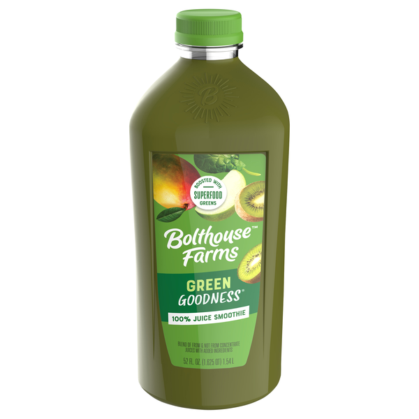 Bolthouse Farms Green Goodness 100% Fruit & Veg Juice Smoothie Fresh
