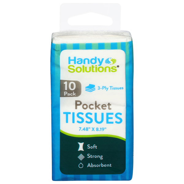 Handy Solutions 3-Ply Pocket Tissues
