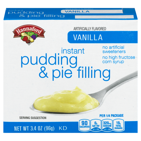 Hannaford Instant Pudding & Pie Filling Vanilla
