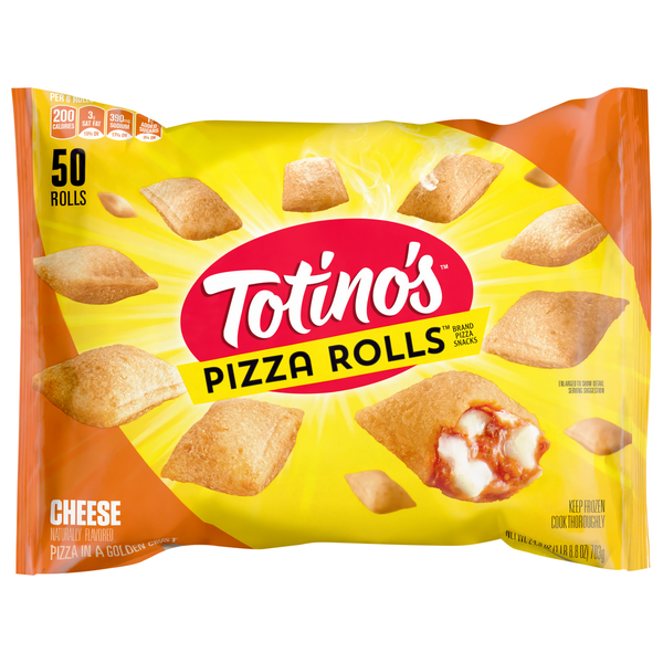 Totino's Cheese Pizza Rolls Snacks - 50 ct Frozen