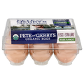 Pete & Gerry's Organic Free Range Extra Large Brown Eggs - 6 ct