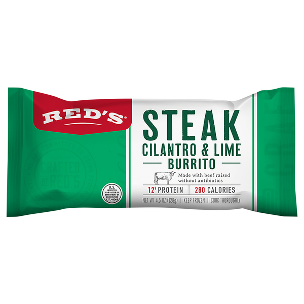 Red's Steak Cilantro & Lime Burrito Frozen