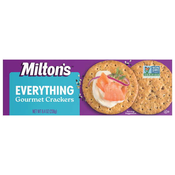 Milton's Everything Gourmet Crackers