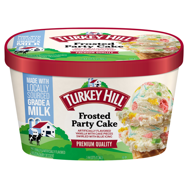 Turkey Hill Frosted Party Cake Frozen Dairy Dessert