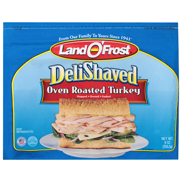 Land O'Frost DeliShaved Oven Roasted Turkey Sliced