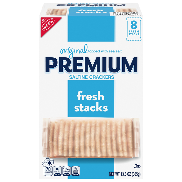 Nabisco Premium Fresh Stacks Original Saltine Crackers - 8 ct