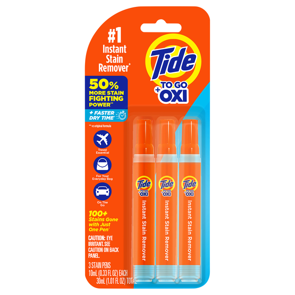 Tide To Go Instant Stain Remover Pens - 3 ct