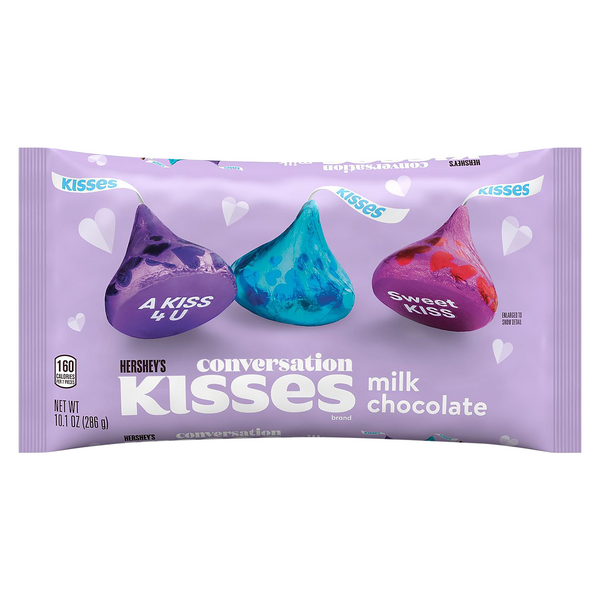 Save on Hershey's KISSES Conversation Milk Chocolate Valentine's Day