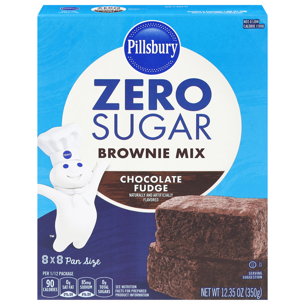 Pillsbury Zero Sugar Chocolate Fudge Brownie Mix