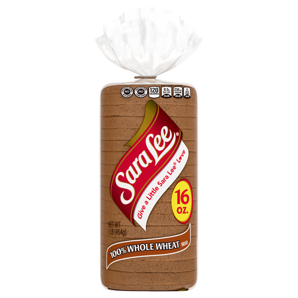 Sara Lee Whole Grain 100% Whole Wheat Bread Sliced