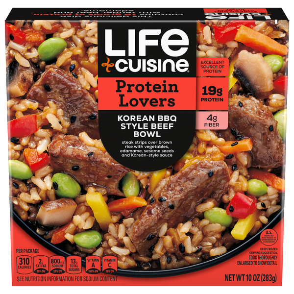 Save on Life Cuisine Protein Lovers Korean Style BBQ Beef Bowl Order