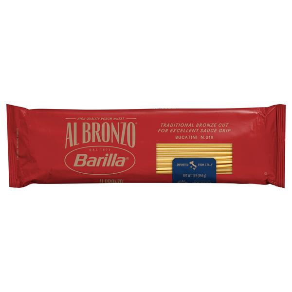 Barilla Al Bronzo Bucatini Pasta